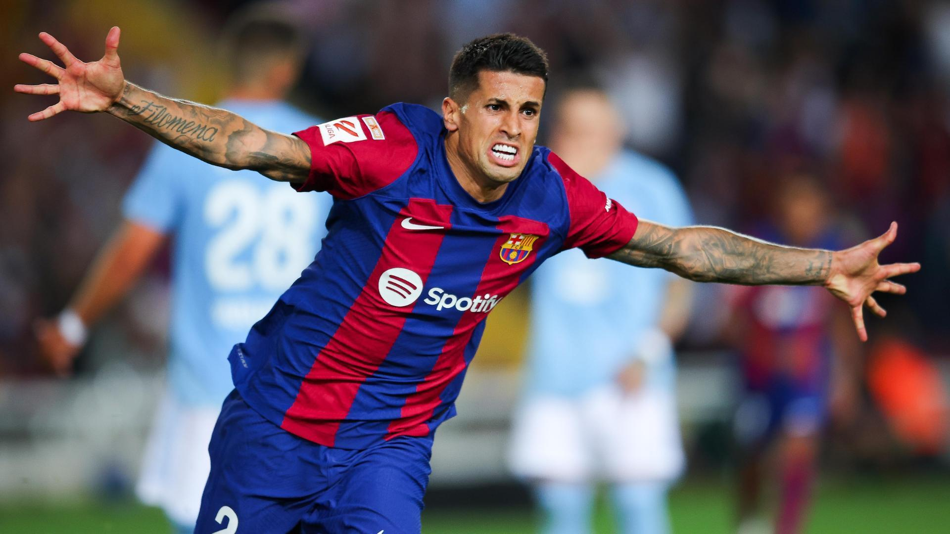 On-loan Joao Cancelo admits he will love to stay at Barcelona